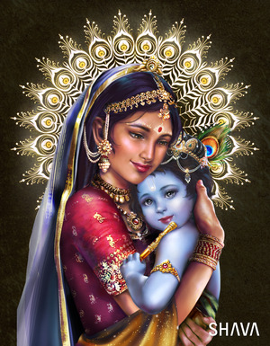 Gods of Love and Tenderness - Yashoda Krishna