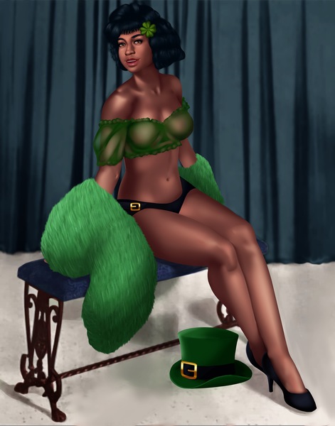 Pretty Little Leprechaun -   Lawanda Page Print