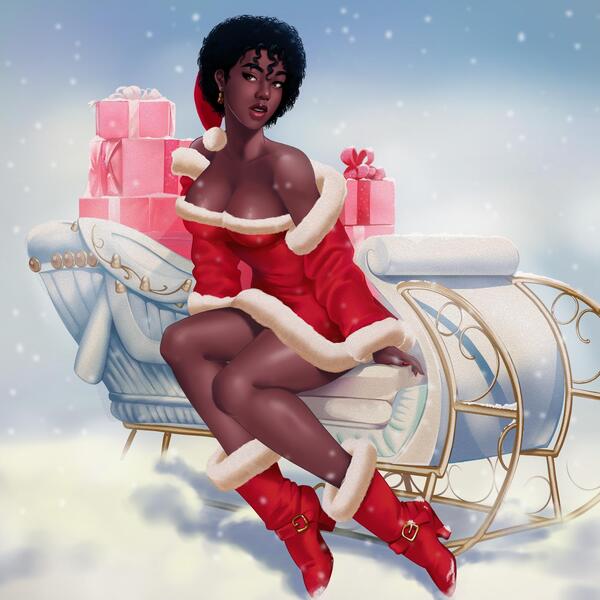 Hot Chocolate  For Santa  Print