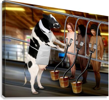 So It Does A Body Good... Canvas Print