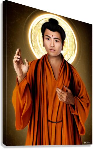 Blessings Be - Buddha Canvas Print
