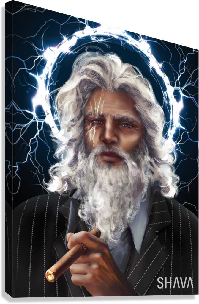The Most Interesting Man In The World - Zeus  Canvas Print
