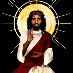 Jesus Christ Meditating