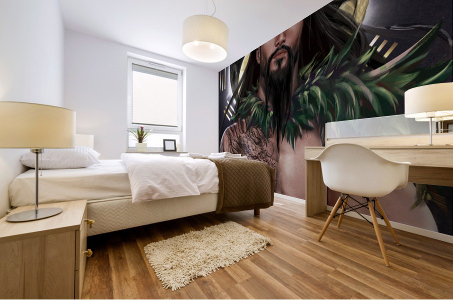 I Am The First - Pangu Mural print