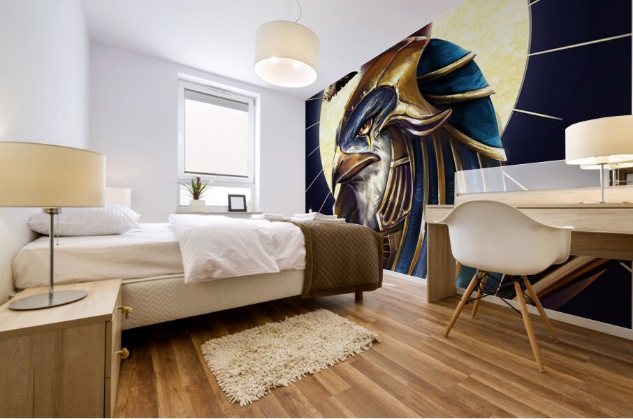 God of Healing and Protection - Horus  Mural print