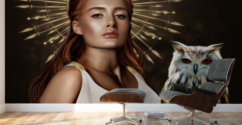 ATHENA I AM Wall Murals