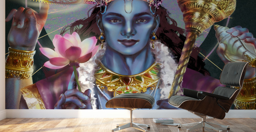 Preserver and Protector - Vishnu Wall Murals