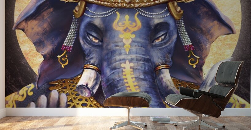 How Wise and Luck - Ganesha  Wall Murals