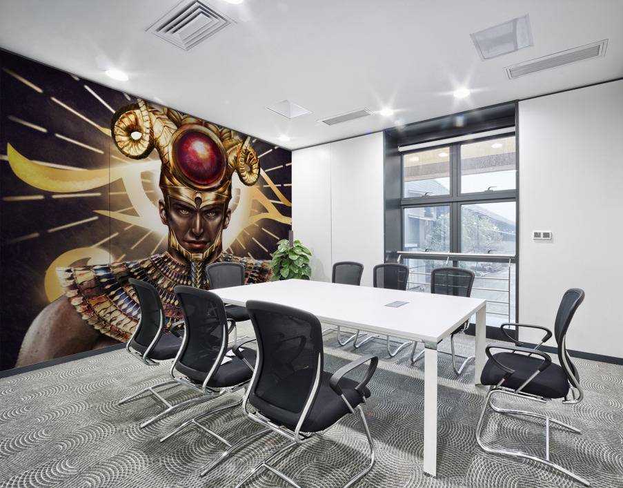 Supreme   Amun Ra Wall Printing