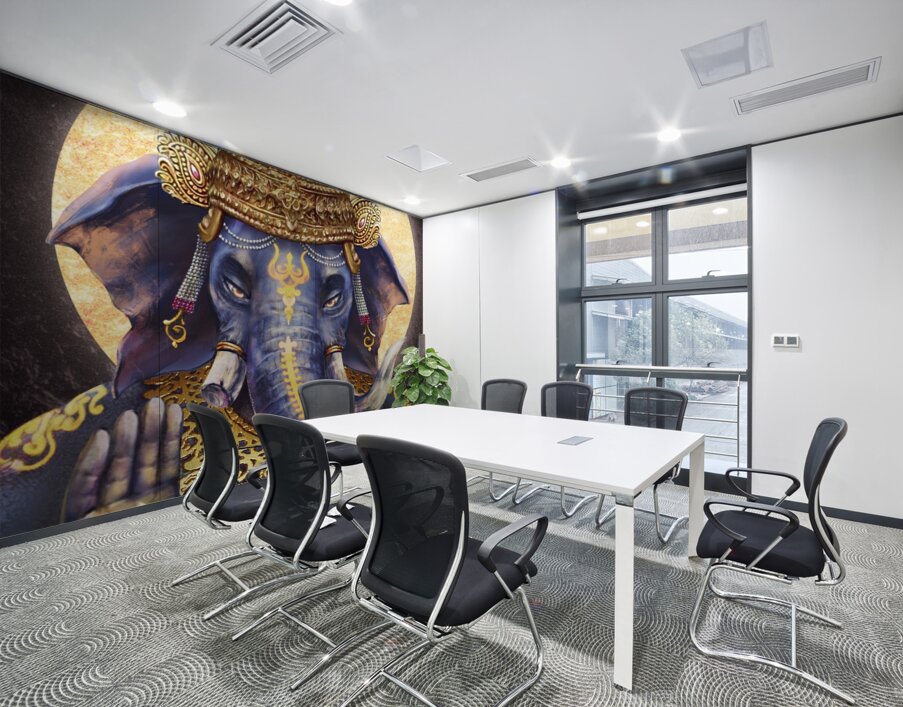 How Wise and Luck - Ganesha  Wall Printing