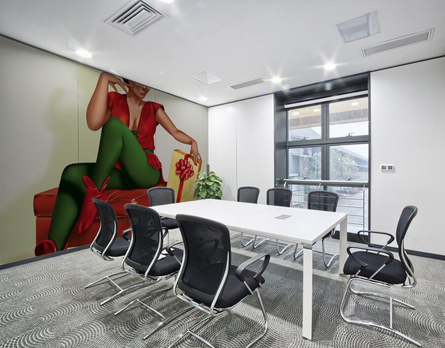 Santas Helper - Dorothy Dandridge Wall Printing