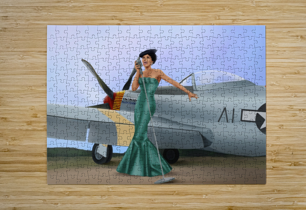 Lady Sings to Tuskegee Airmen - Lena Horne  SHAVA Puzzle printing