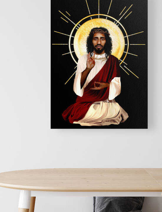 Jesus Christ Meditating by SHAVA